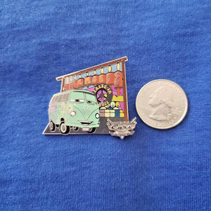 Disney Pin 2024 DLR Fillmore Cars Land Logo Pixar Pin-On-Pin Radiator Springs
