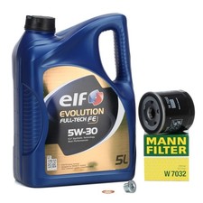 5L elf Full-Tech FE 5W30 Motoröl MANN Ölfilter für NISSAN MERCEDES RENAULT DACIA