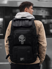 Marvel Punisher Vigilante Premium Utility Plus Gear Backpack Travel/Laptop Bag