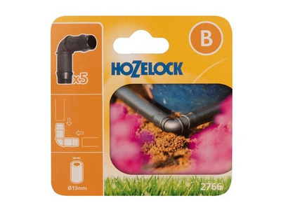 #ad Hozelock 2766 90° Elbow Connector 13mm Pack 5 HOZ27660005 $31.51