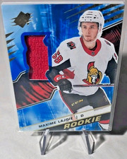 2018-19 Upper Deck SPX MAXIME LAJOIE #R-ML Rookie Material Jersey Ottawa