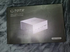 TOTU USB-C Triple Display Docking Station Model TT-DC001A - ZKH277-FE1 NEW