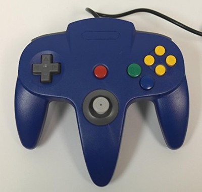 Mars Devices Nintendo Blue Replacement Controller Gamepad For N64 Brand New 5Z