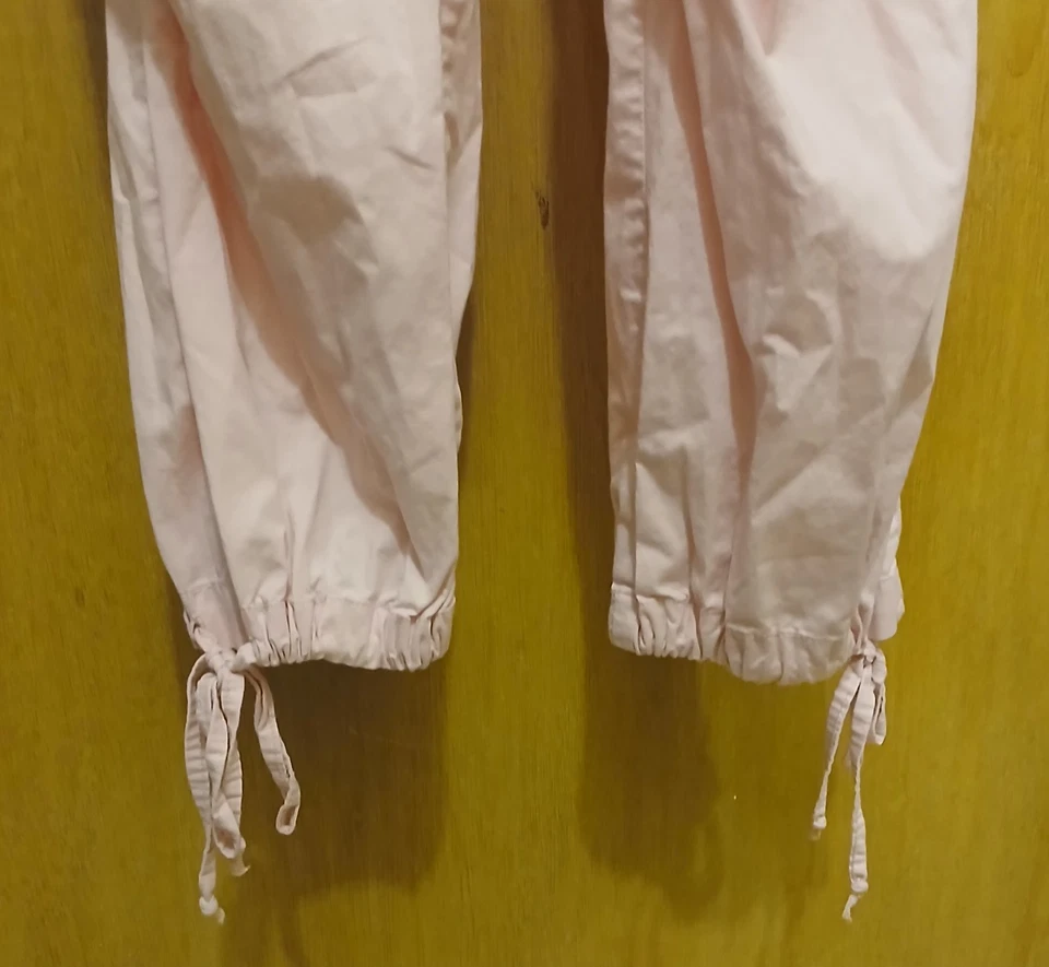 Mono Rosa Pantalones Vintage Años 90 Talla S Adivina Ligeramente Usado Cintura Ajustable Foto 4 de 4