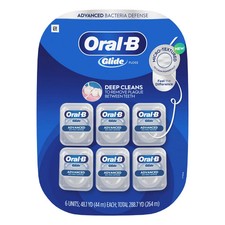 Oral-B Glide Advanced Bacteria Defense Floss 48.1 Yd Each 288.7 Yd Total 6 Pack