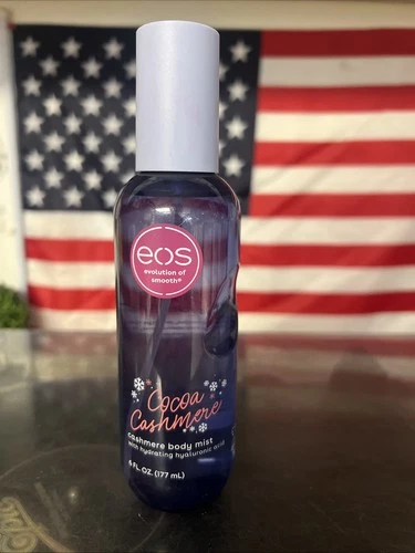 EOS Holiday  Cocoa Cashmere Body Mist w/ Hydrating Hyaluronic Acid 6 oz