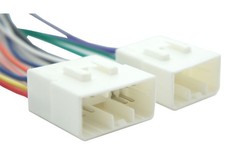 Fits Mazda Tribute 2001 Harmony Factory to Aftermarket Radio Harness Adapter