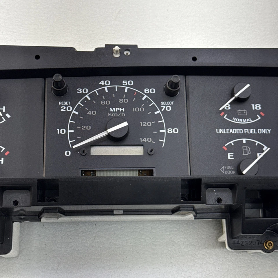 1994-1996 Ford F-150 F-250 F-350 instrumento velocímetro conjunto de cluster fabricante de equipamento original - Imagem 2 de 4