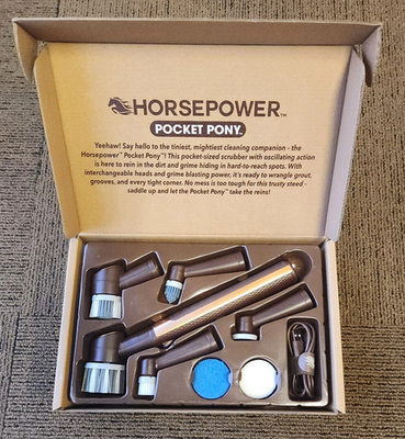 #ad Horsepower Pocket Pony Gold Waterproof 5 Brush Heads amp; LED AS SEEN ON TV $28.50