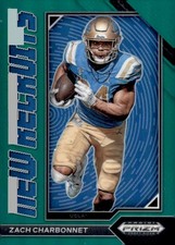 Zach Charbonnet RC 2023 Panini Prizm Draft Picks New Recruits Green Rookie