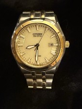 Imagen de Citizen Eco-Drive Corso Men's Watch Two Tone Gold Silver Champagne Cream E111
