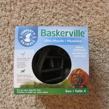 NIB Baskerville Ultra Basket Muzzle Sz 4 Medium Dogs Box Husky Spaniel Pointer