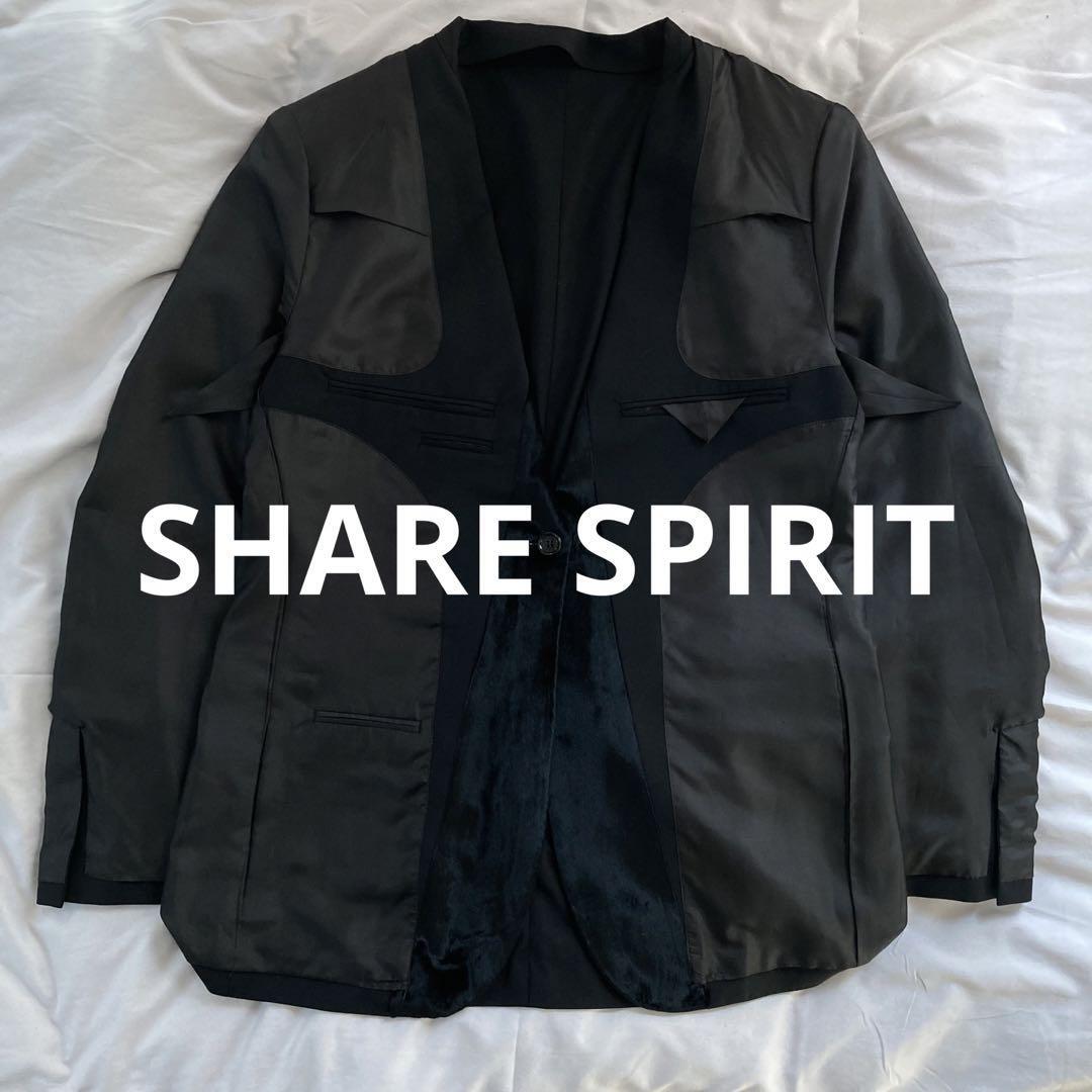 Share Spirit Velour Bipolar Button Double-breasted Tailored SHARE 