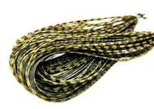 RUBBER SILICONE LEGS - Fly Tying Material - OLIVE/ BLACK - 50 Sili Legs - NEW!