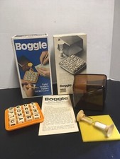 Parker Brothers 1973 Boggle Game Vintage - Used - Complete -