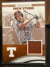 DREW STUBBS 2015 PANINI TEAM COLLECTION TEXAS LONGHORNS WORN JERSEY PATCH RELIC!