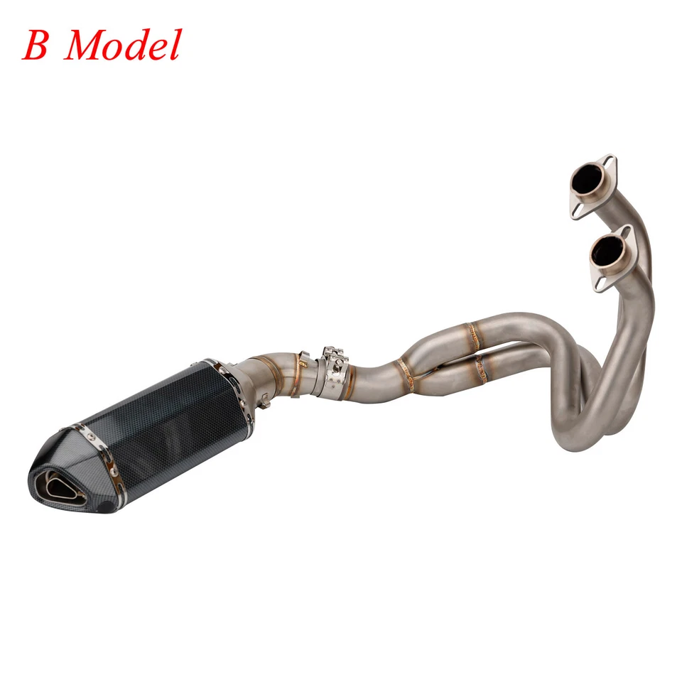 For Kawasaki Ninja 650 Z650 2012-2025 Exhaust System Header Pipe Muffler Escape Foto 2 de 4