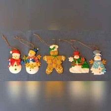 Holiday Christmas Tree Ornaments Bundle 5 