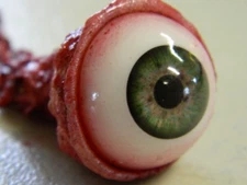 HALLOWEEN HORROR Movie PROP RIPPED OUT EYEBALL Green!