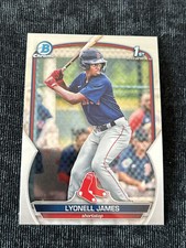 2023 Bowman - Chrome Prospects #BCP-118 Boston Red Sox (RC) Lyonell James