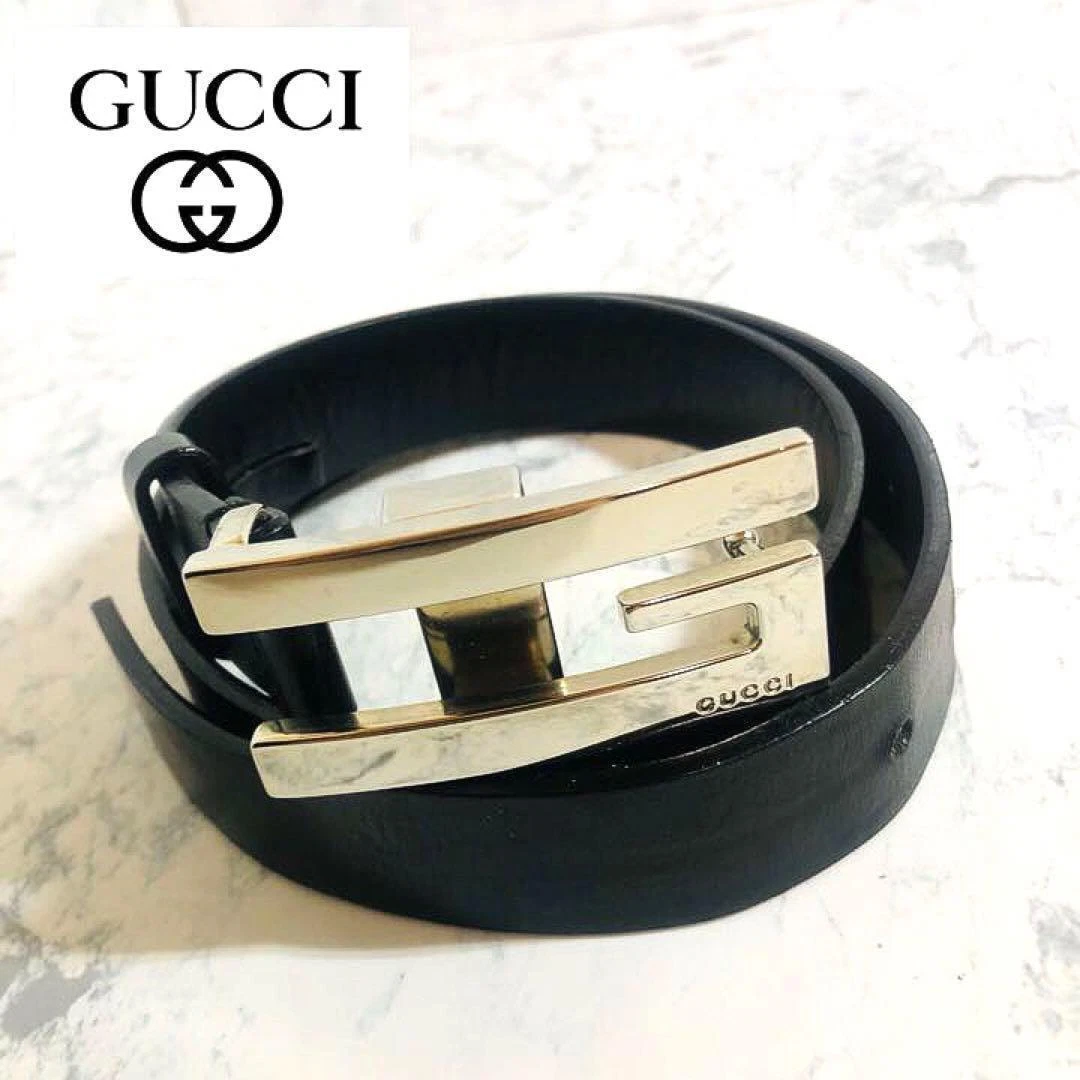 Ceinture en cuir logo GUCCI pour femme