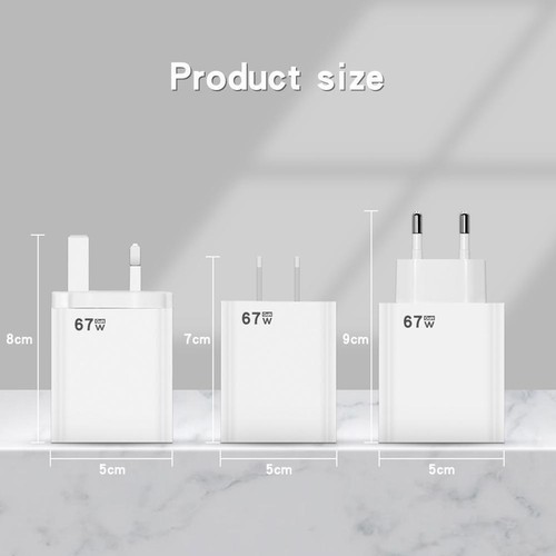 67W Charger Super Flash Charger Support Fast Charge Power Ada B1X0 ha52 - 第 7/14 張圖片