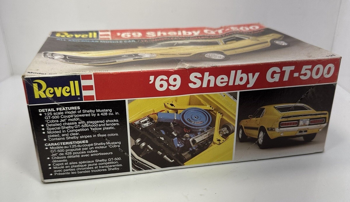 Revell 1/25 Scale 1969 Mustang Shelby GT-500 “OPEN BOX” | eBay