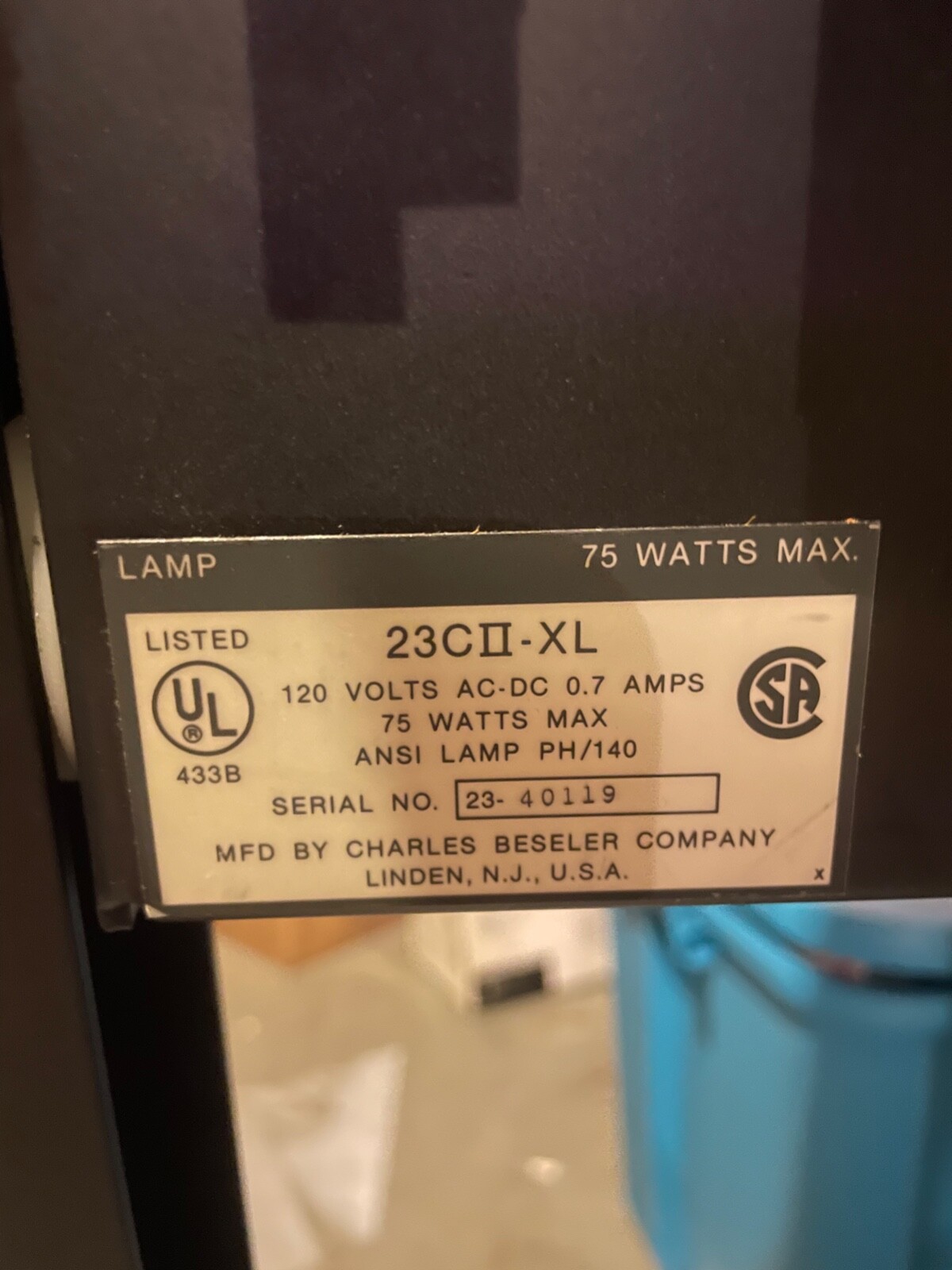 BESELER 23C SERIES II DARKROOM PHOTO ENLARGER w/ Nikon 2.8/50 mm Lens