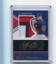 2018 Stars and Stripes Black Gold Jon Olsen Auto Jumbo Patch 4/10