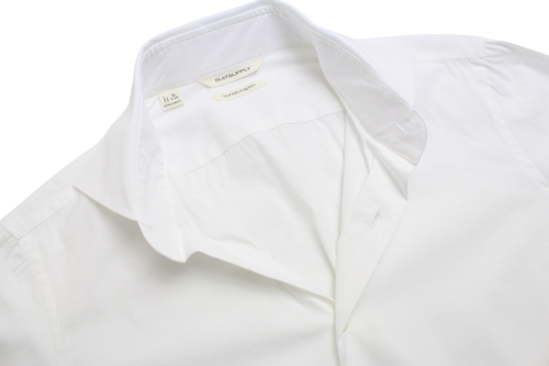 SUITSUPPLY Cotton Stretch Extra Slim Fit Formal Shirt Men's 40L / 15 3/4L White - Picture 4 of 11