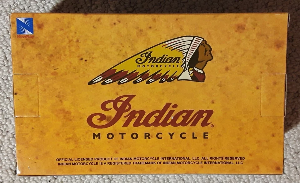 Nuevo juguete fundido a presión Ray Toys escala 1:12 réplica Indian Sport Scout 1934 22 Foto 3 de 4