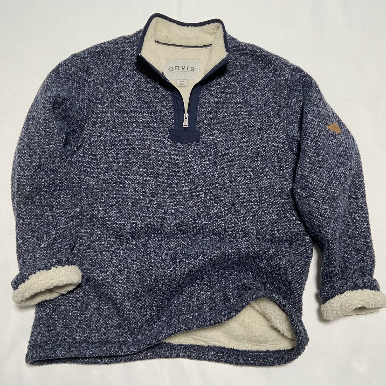 Orvis Classic Collection Pullover Medium Quarter-… - image 3