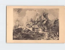 Postcard The glorious victory obtained over the French Fleet