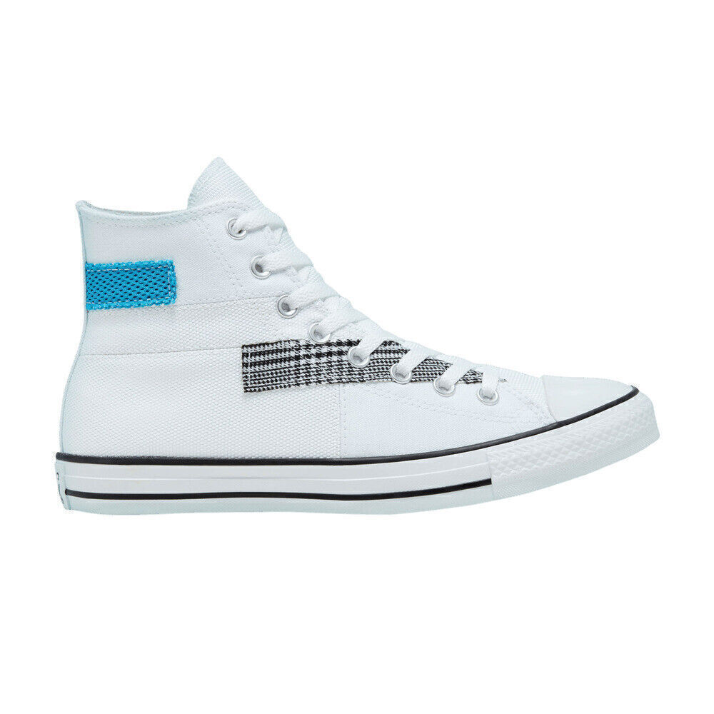 Converse Chuck Taylor All Star High Hacked Fashion Sneakers White Sail Blue 168746C