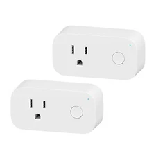 BN-LINK 2 Pcs Smart Plugs Bluetooth Mesh Smart Outlets Work with Alexa Only