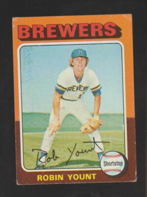 1975 Topps #223 Robin Yount rookie card, Milwaukee Brewers HOF | eBay