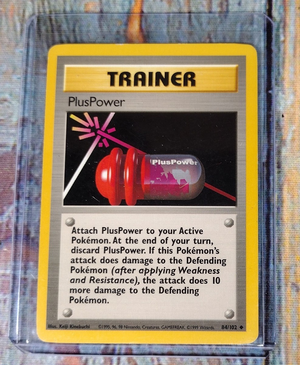 plus power pokemon card 2007 Diamond & Pearl PlusPower #109 CGC 8.5 NM-MT+ (Major text change in Diamond and Pearl PlusPower #80 Prices | Pokemon