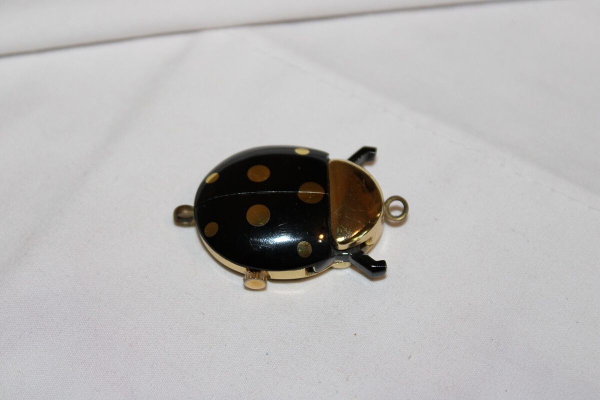 Vintage Jufrex Swiss 1960s Bug 17 Jewel Pendant Watch Runs Vintage Jufrex Swiss 1960s Bug 17 Jewel Pendant Watch Runs