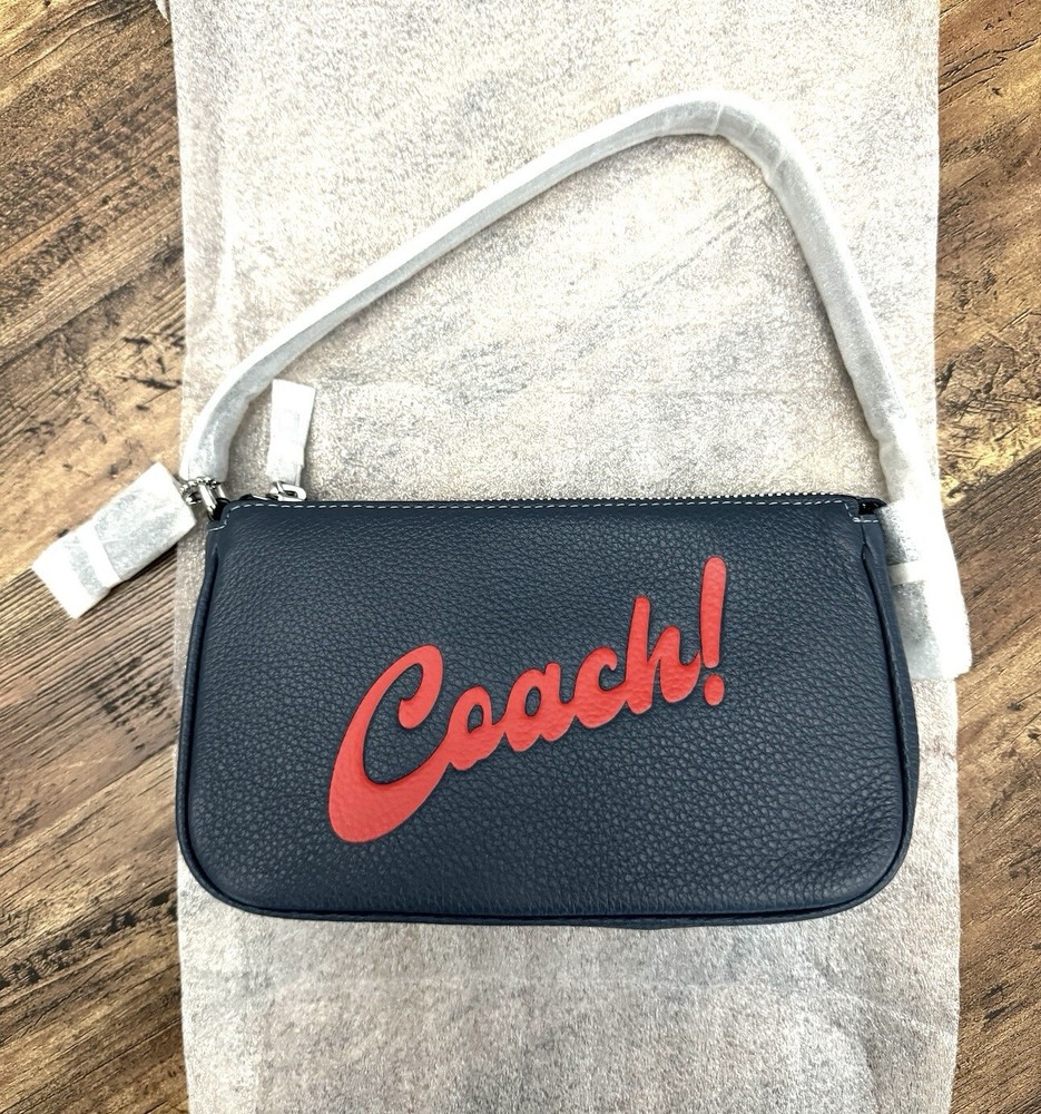Coach Nolita 19 With Coach Graphic- Blue