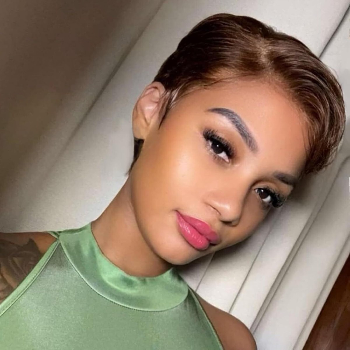 Short Pixie Cut Lace Front Wig Human Hair Glueless HD Lace Pre Plucked Baby 13x4 Short Bob Lace Front Wigs, Pixie Cut Wig for Women  main image 2