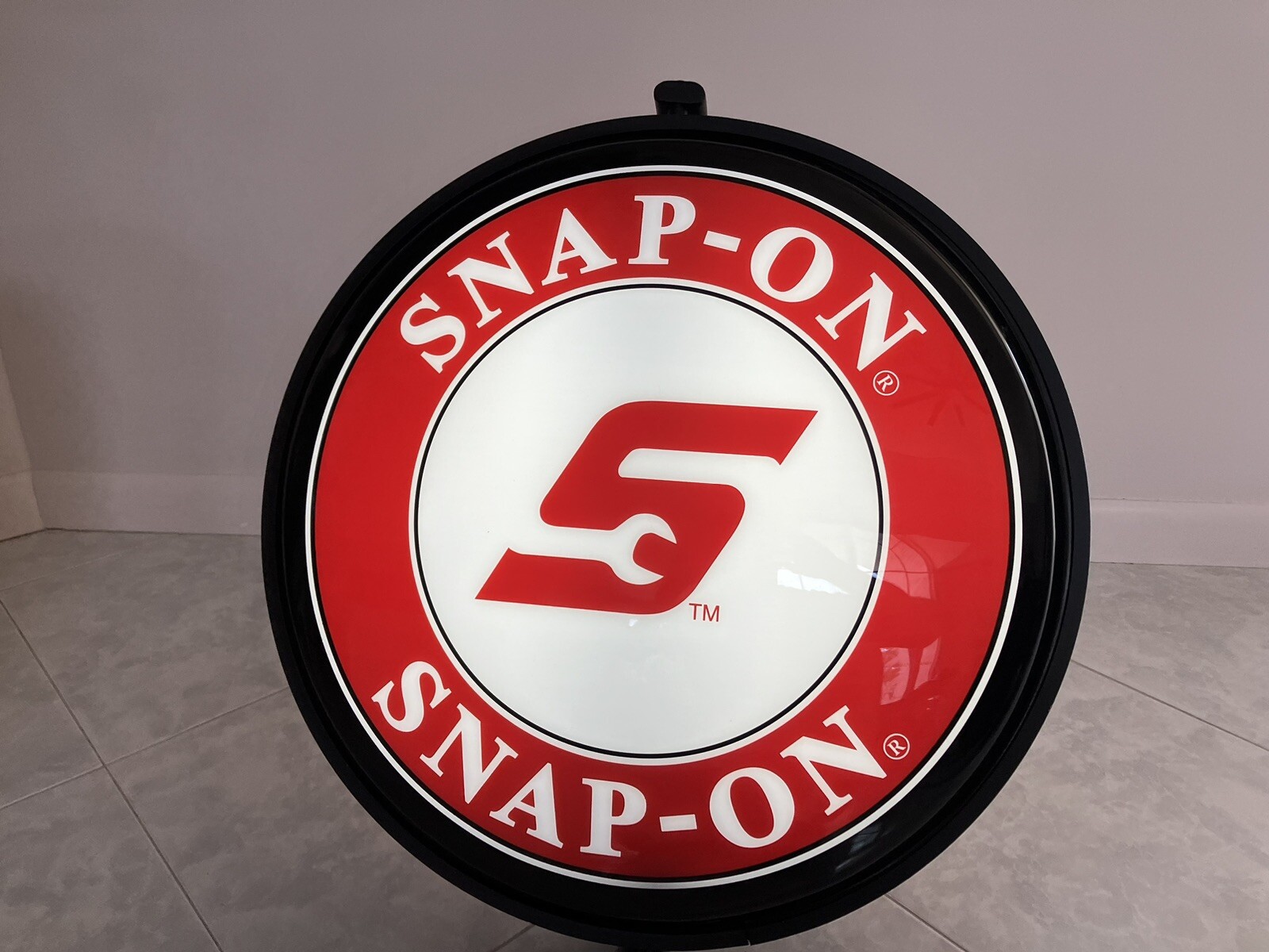 スナップオン SNAP-ON Tools“S-Mark”ロゴ看板/大きくて重厚/壁掛け 