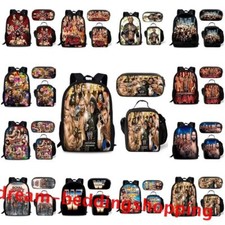 WWE Wrestling Legends School Backpack Insulated Lunch Bag Rucksack Pencil Case