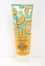 Bath Body Works CUCUMBER MELON Body Cream With Hyaluronic Acid 8 oz