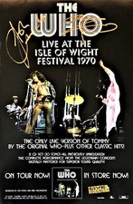 THE WHO  Concert Poster 12"x18" FREE SHIPPING