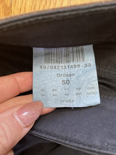 GARDEUR GROSSE - Pantalones de mezclilla negros elásticos de cinco bolsillos para hombre - 33 X 32 nuevos sin etiquetas - Imagen 3 de 5