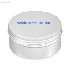 TINWARE T9009 Boîte métallique ronde aluminium couvercle à visser   LOT de 100