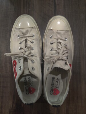 Converse Chuck 70 OX x Comme des Garcons Play 2019 - M Sz 8