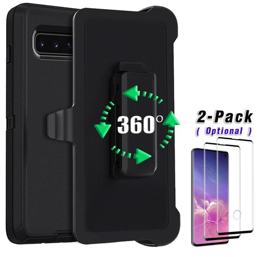 Für Samsung Galaxy S10/S10+/S10e Hülle Hybrid Hard Clip Cover mit Displayschutz - Bild 13 von 54