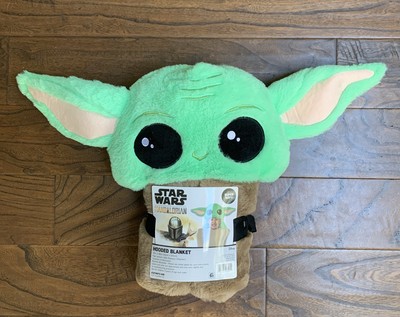 baby yoda hooded blanket