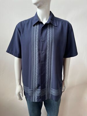 Café Luna Vintage Shirt  XL Blue  Polyester